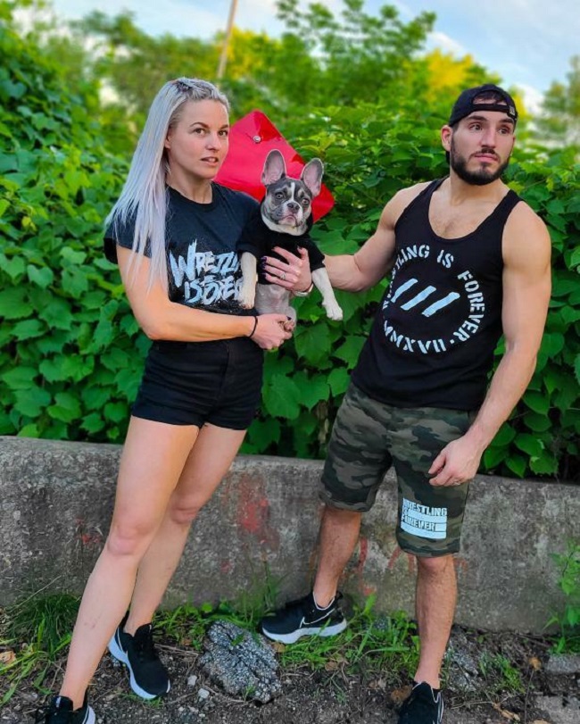 johnny gargano and his wife candice gargano