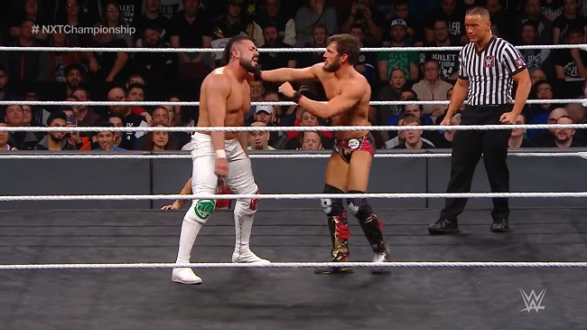 johnny gargano vs andrade