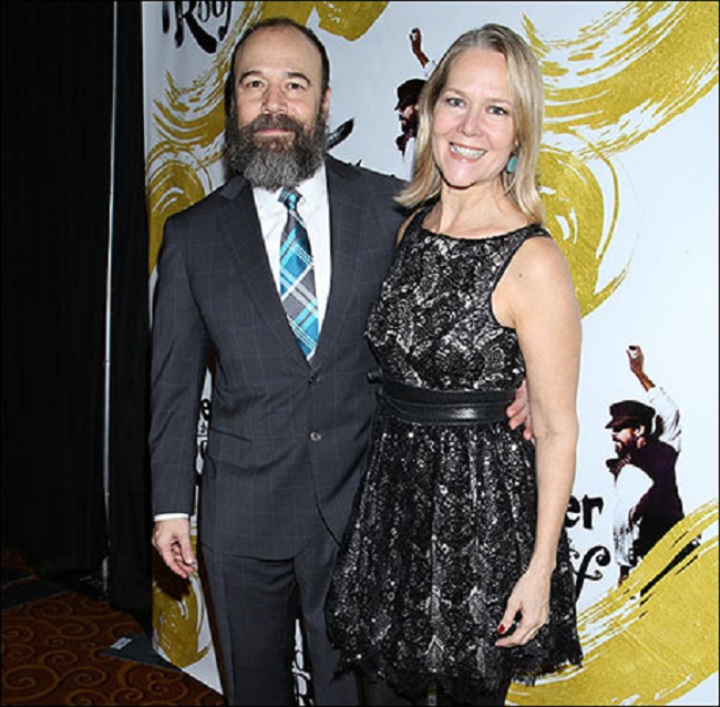 danny burstein and his wife rebecca luker