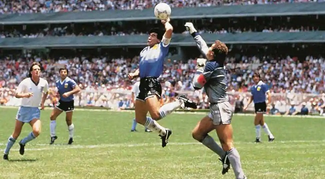 maradona hand of god