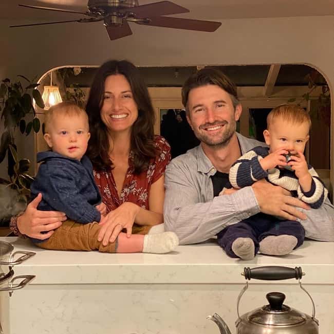 brandon jenner with his wife cayley stoker and kids