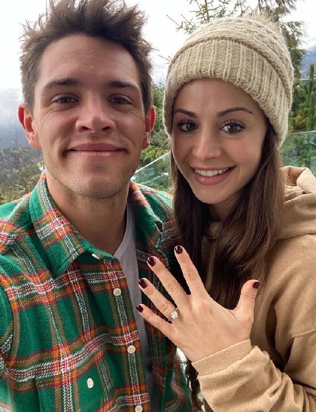 casey cott and his fiancee