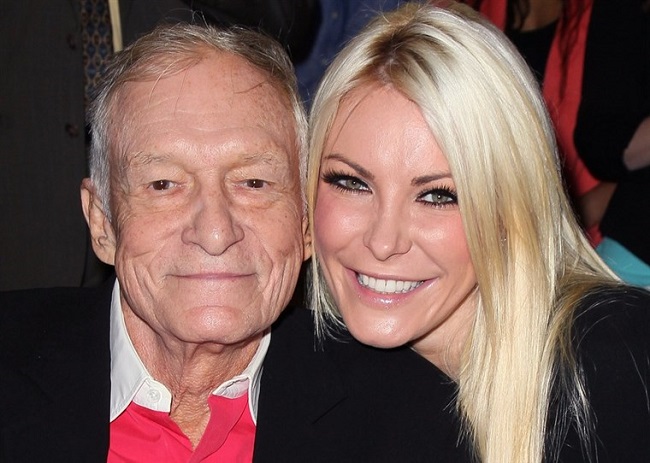 crystal harris and her ex husband hugh hefner