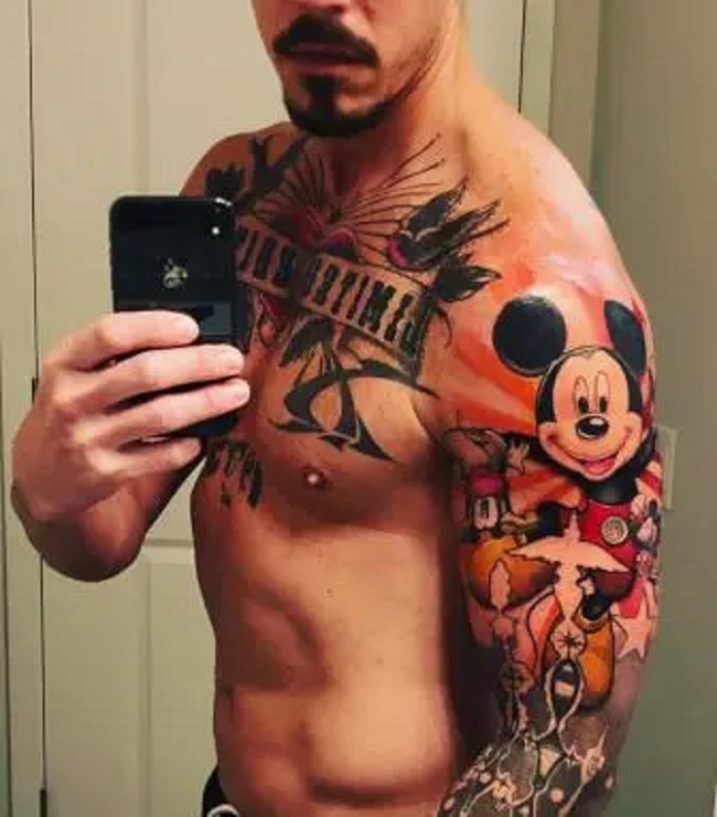 david bromstad tattoos mickey