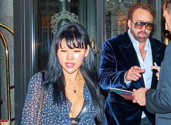 erika koike with her ex husband nicolas cage