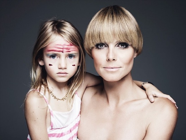 leni klum with mother heidi klum