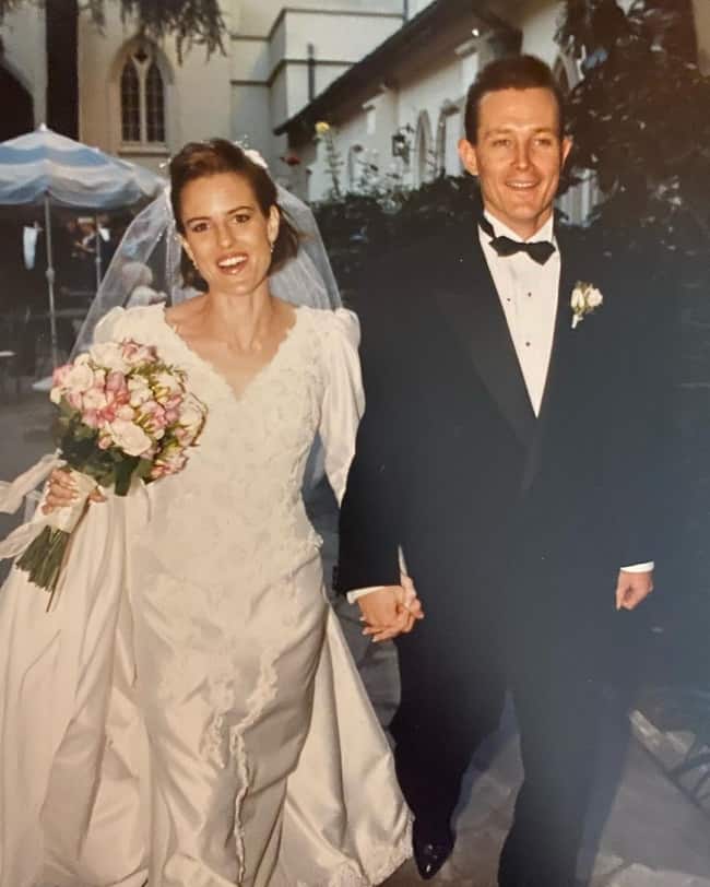 robert patrick with his wife barbara patrick