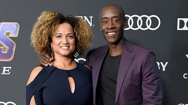 bridgid coulter with husband don cheadle