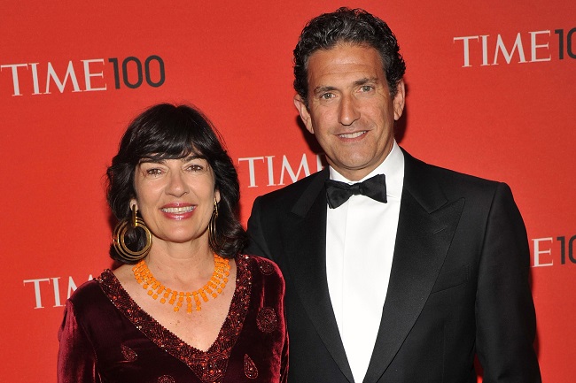 christiane amanpour with ex husband jamie rubin