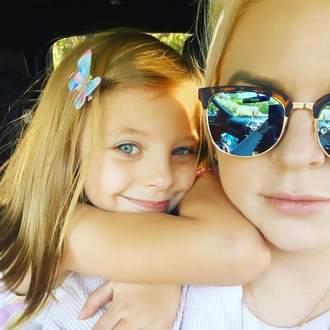 kirsten storms with her daughter harper