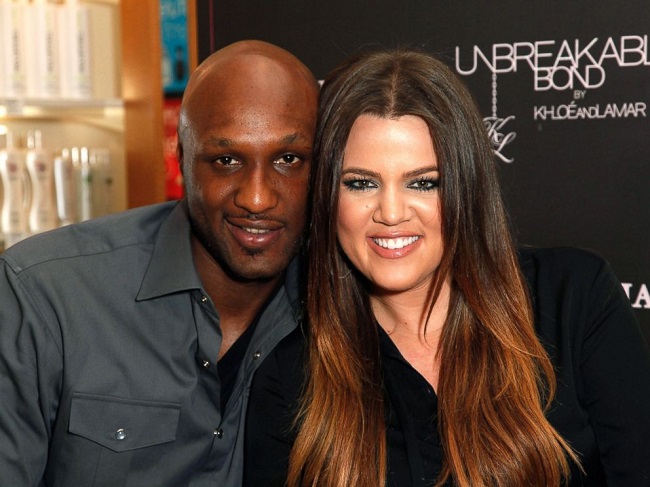 lamar odom and ex wife khloe kardashian